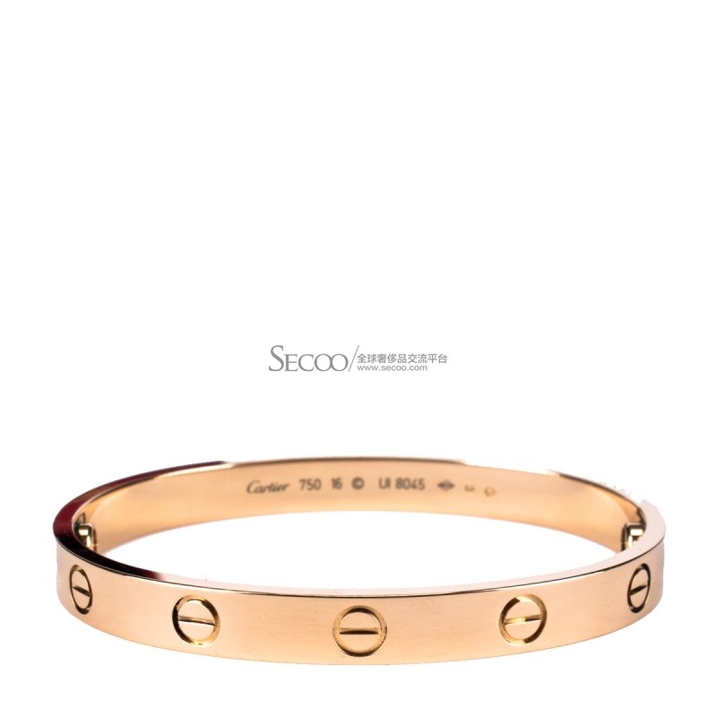 CARTIER Love 手镯 白金 2018