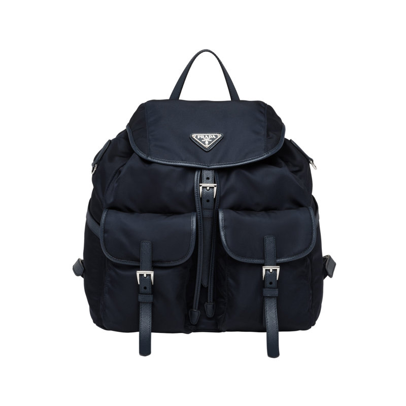 PRADA 尼龙双肩包 黑 2022